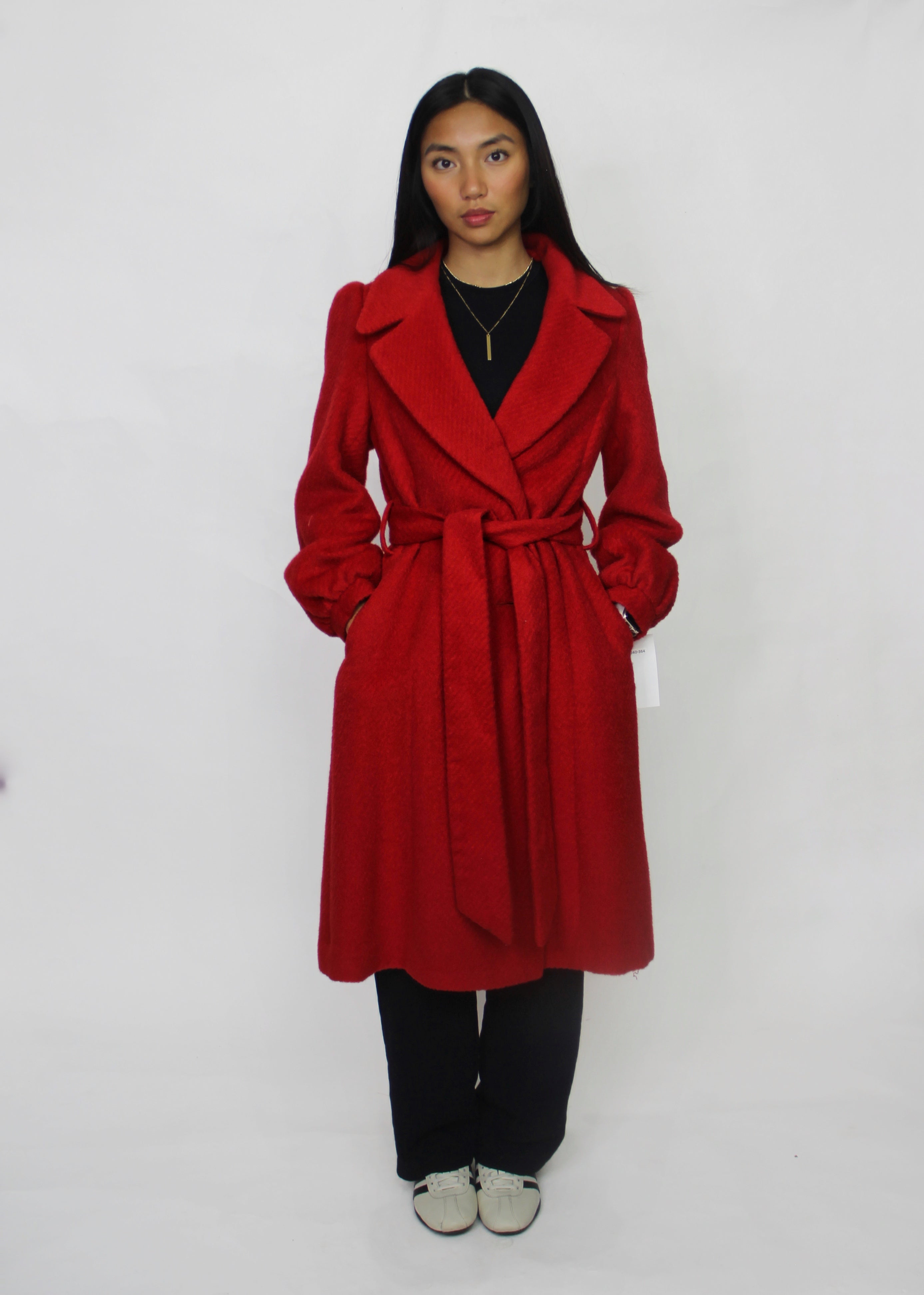 Red Wool Coat
