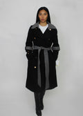 Two-Tone Wool Coats