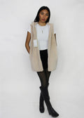 Hooded Faux Fur Vest