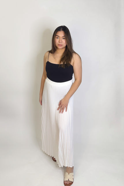 Pleated Maxi Skirt – O/S (24"–46")