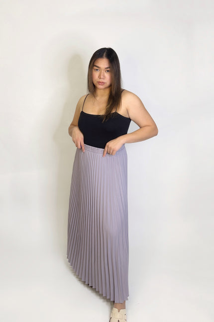 Pleated Maxi Skirt – O/S (24"–46")
