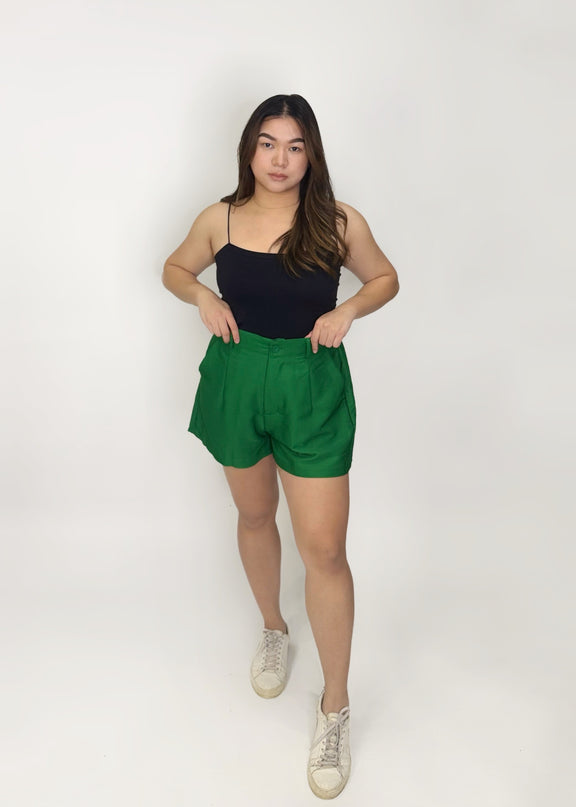 High-Waist Tailored Shorts – Fits S–XL