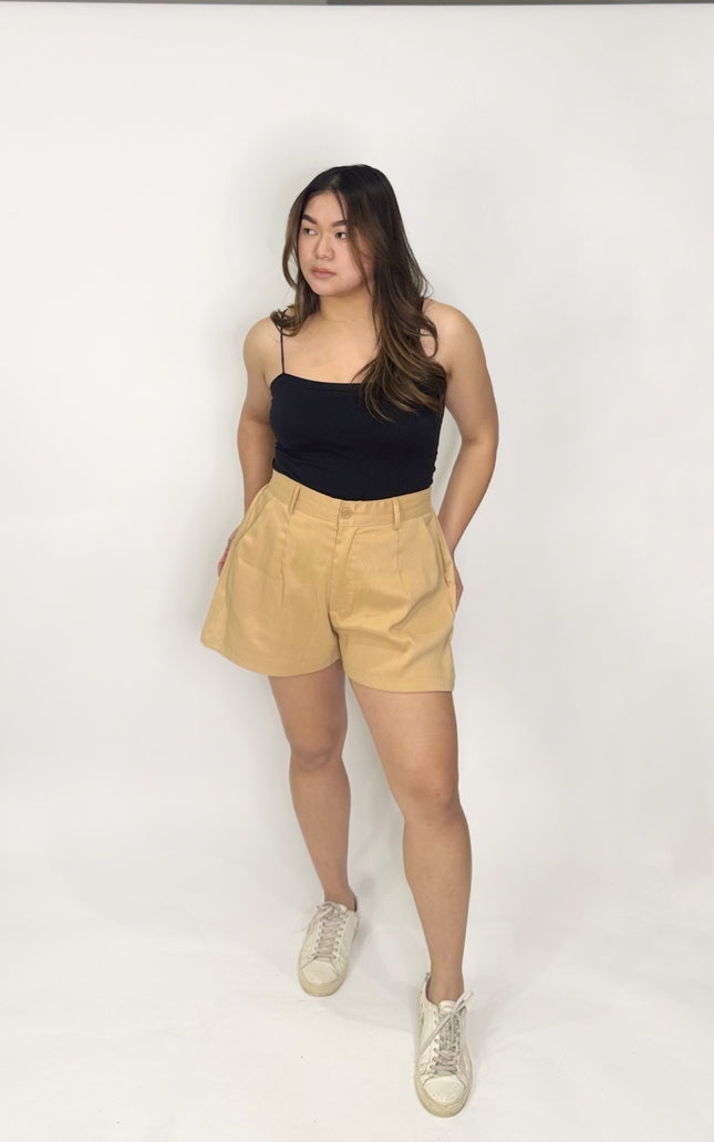 High-Waist Tailored Shorts – Fits S–XL